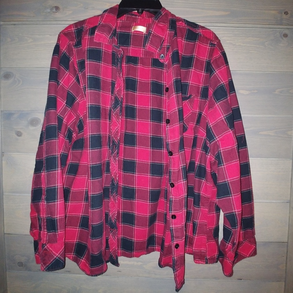 Plaid Button-Up - Picture 1 of 2